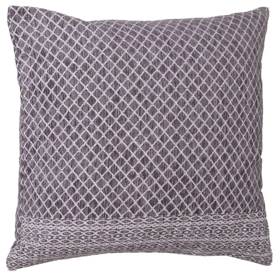 Μαξιλαροθήκη Διακοσμητική 2211 Grey Viopros 42X42 42x42cm Chenille