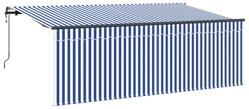 vidaXL Μάσκα με Ραφή Κρεμ 350 x 200 x 120 εκ. Ύφασμα, Μέταλλο