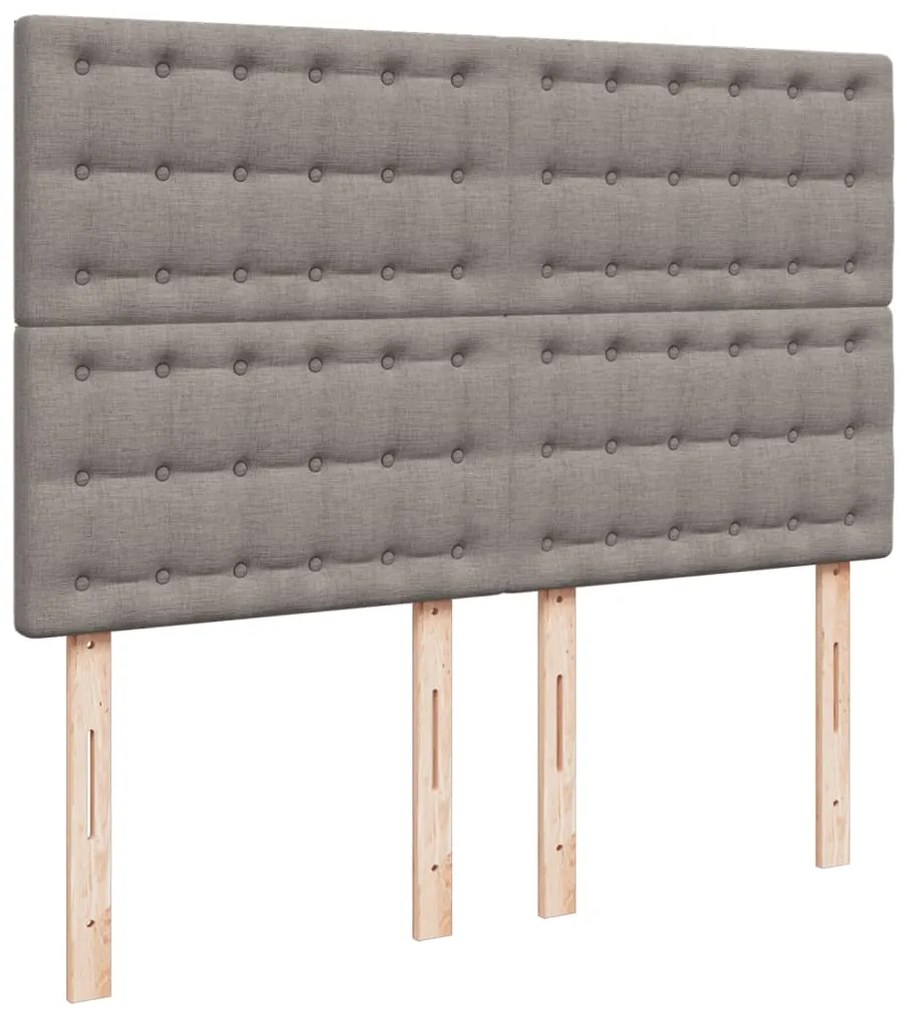 ΚΡΕΒΑΤΙ BOXSPRING ΜΕ ΣΤΡΩΜΑ TAUPE 140X200 ΕΚ. ΥΦΑΣΜΑΤΙΝΟ 3291321