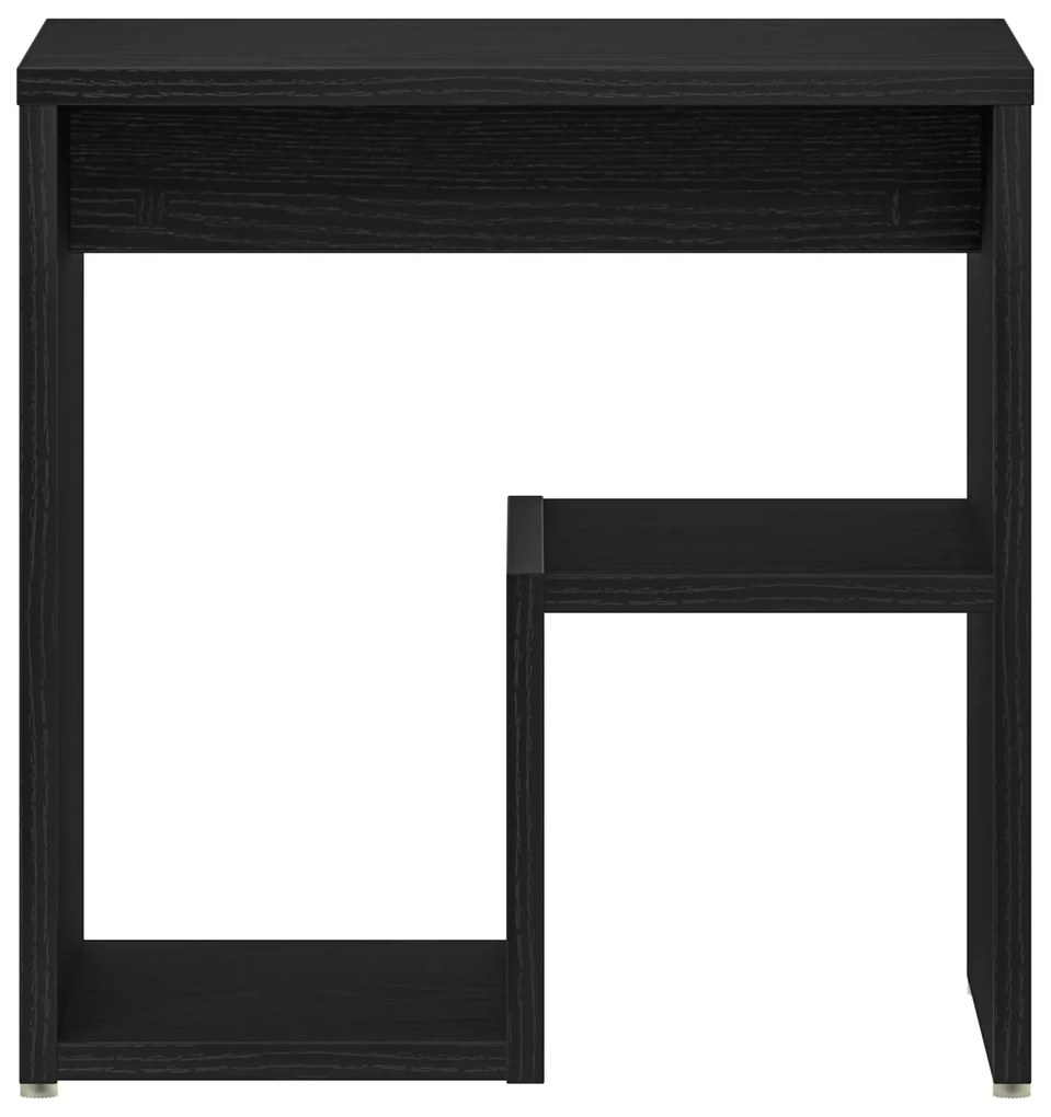 vidaXL Κομοδίνο Μαύρη Δρυς 40x30x40 εκ Συνθετικό Ξύλο