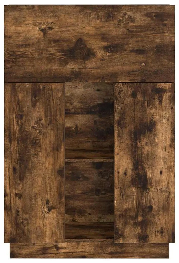 vidaXL Γραφείο Καπνιστό Δρύς 71.5 x 31.5 x 106.5 εκ Επεξεργασμένο ξύλο