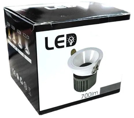 LED λάμπα σποτάκι ψυχρό φωτισμός 7W 6000K 85-265V 700lm- Spot Light