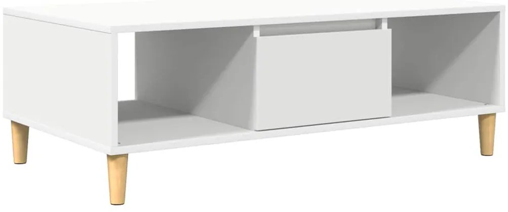 vidaXL Τραπεζάκι σαλονιού Λευκό 102 x 55 x 35 εκ Επεξεργασμένο ξύλο