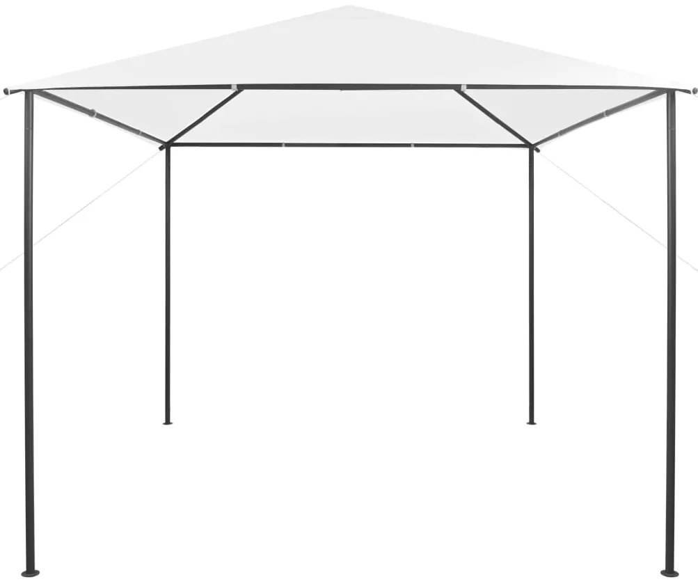 vidaXL Κιόσκι Λευκό 3 x 3 x 2,9 μ. 180 γρ./μ²