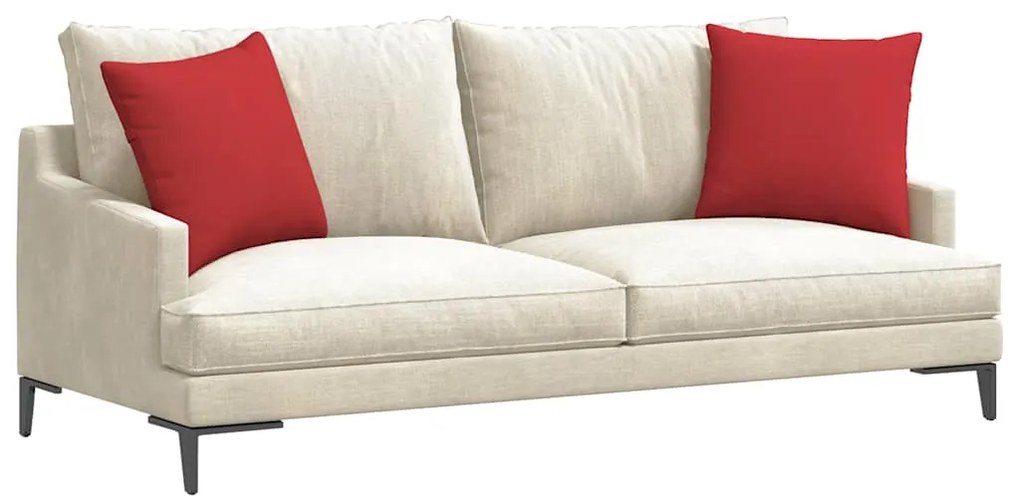 vidaXL Μαξιλάρι Καναπέ 2 pcs Κόκκινο 45 x 45 cm ύφασμα