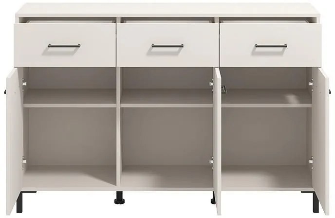 Κομότα - Μπουφές Vienne 3K3F Cashmere 138x40x90 εκ. 138x40x90 εκ.