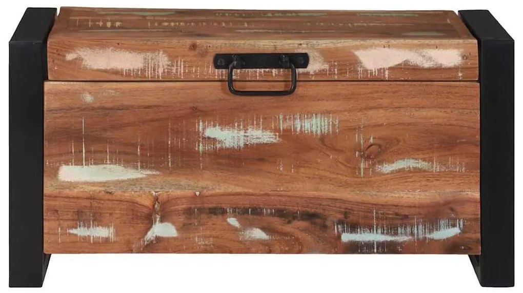 vidaXL Κουτιά Αποθήκευσης Καφέ 60 x 30 x 30 cm Μασίφ ανακυκλωμένο ξύλο