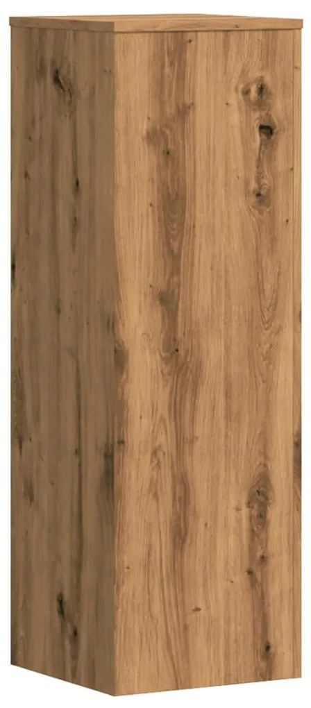 vidaXL Βάσεις Φυτών Αρτισιανή Δρυς 33x33x100 εκ. Επεξ. Ξύλο