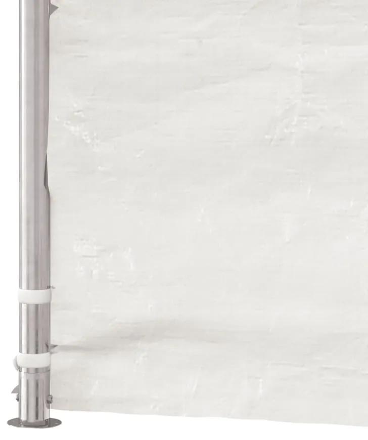 vidaXL Κιόσκι με Τέντα Λευκό 17,84 x 2,28 x 2,69 μ. από Πολυαιθυλένιο
