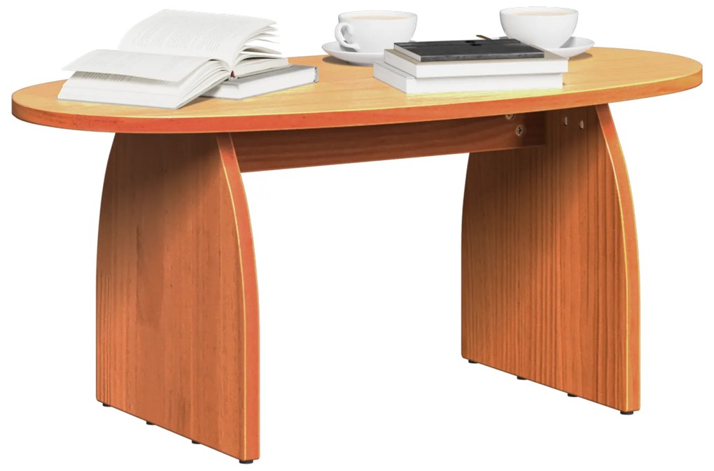 vidaXL Τραπεζάκι σαλονιού Καφέ κεριού 80 x 40 x 35 cm