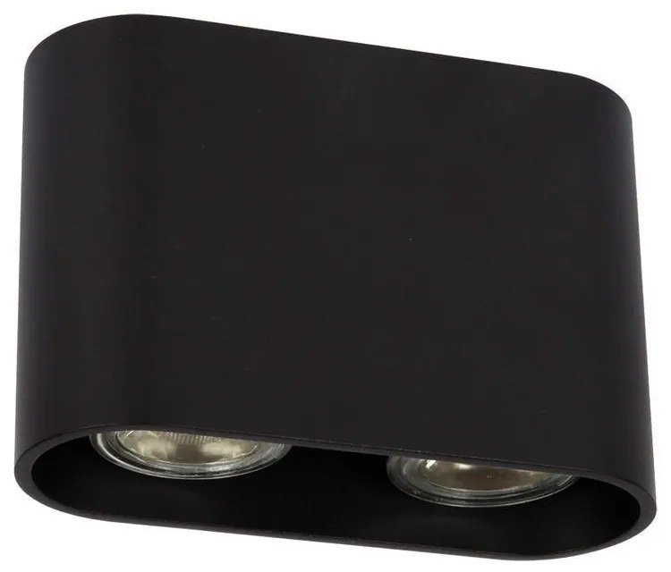 Φωτιστικό Οροφής - Σποτ Black 160mmX110mm VK/03108CE/B VKLed Aluminium