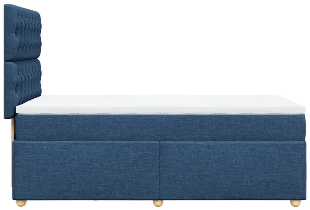 ΚΡΕΒΑΤΙ BOXSPRING ΜΕ ΣΤΡΩΜΑ ΜΠΛΕ 80X200 ΕΚ. ΥΦΑΣΜΑΤΙΝΟ 3291120