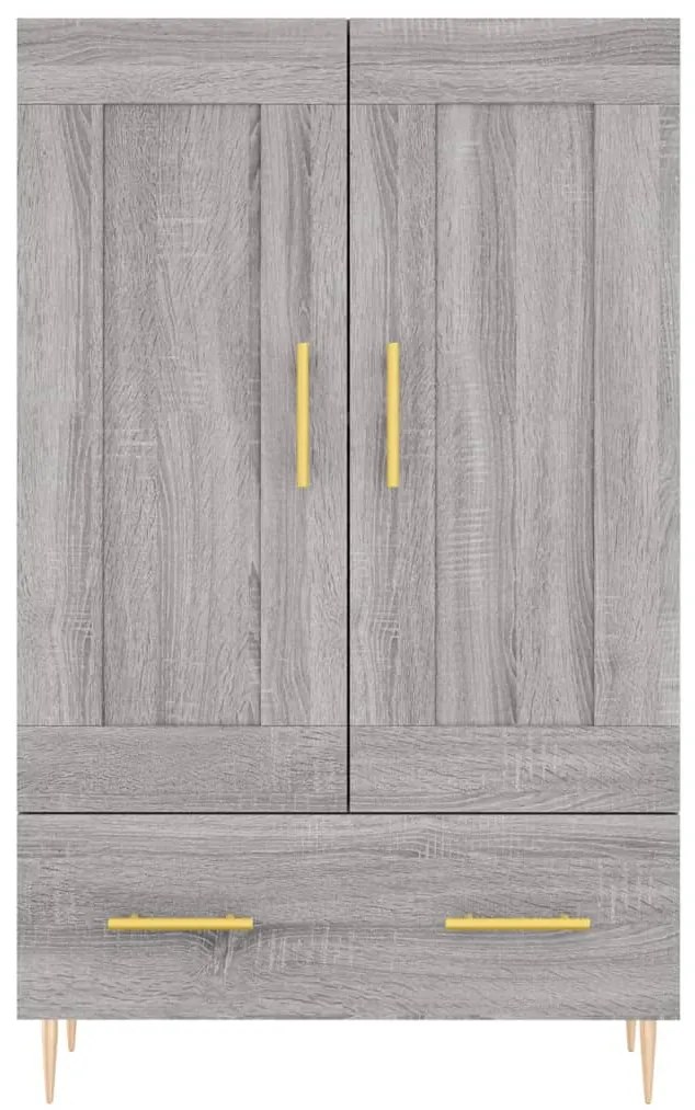 vidaXL Ντουλάπα Γκρι Sonoma 69,5 x 31 x 115 εκ. από Επεξεργασμένο Ξύλο