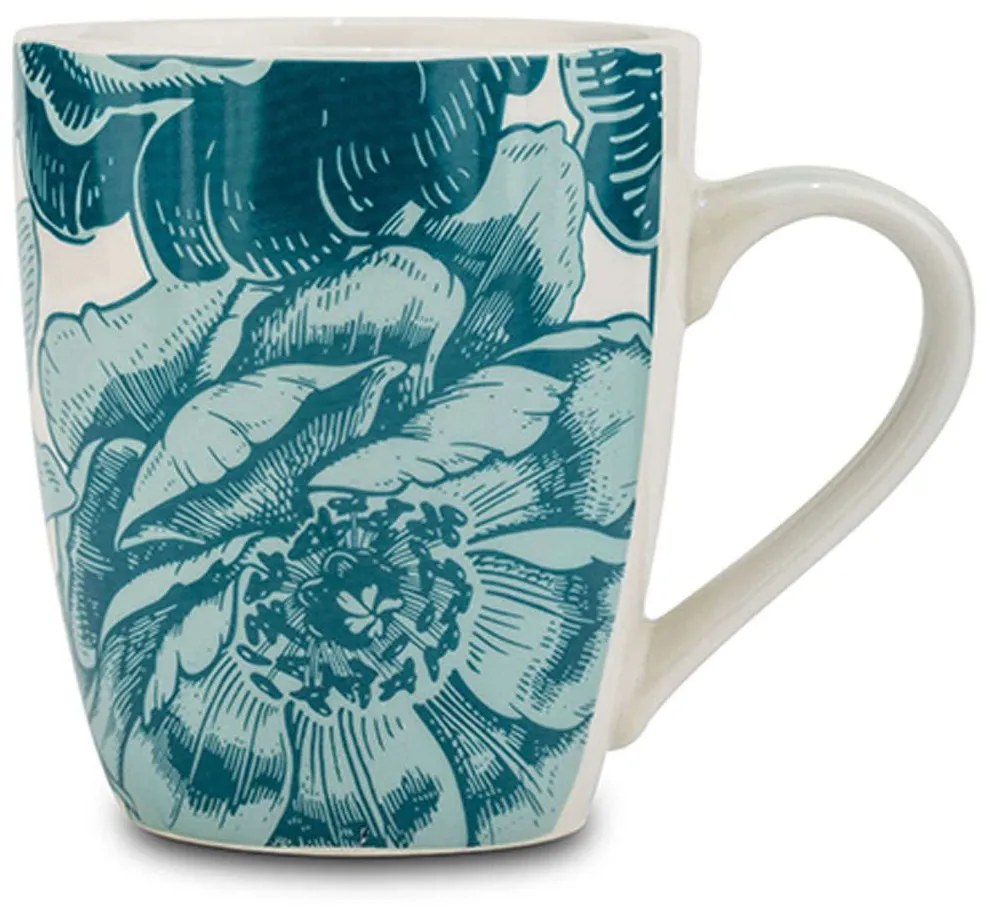 Κούπα Aurora 10-099-336 350ml White-Blue Nava Porcelain