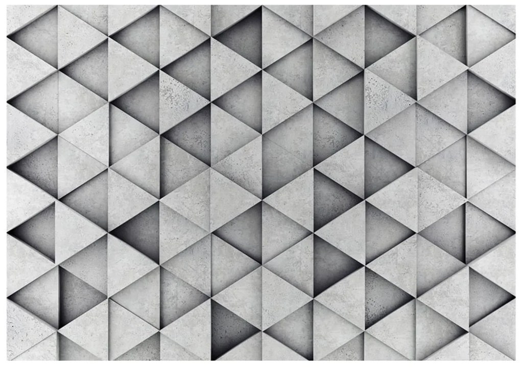 Φωτοταπετσαρία - Grey Triangles 150x105