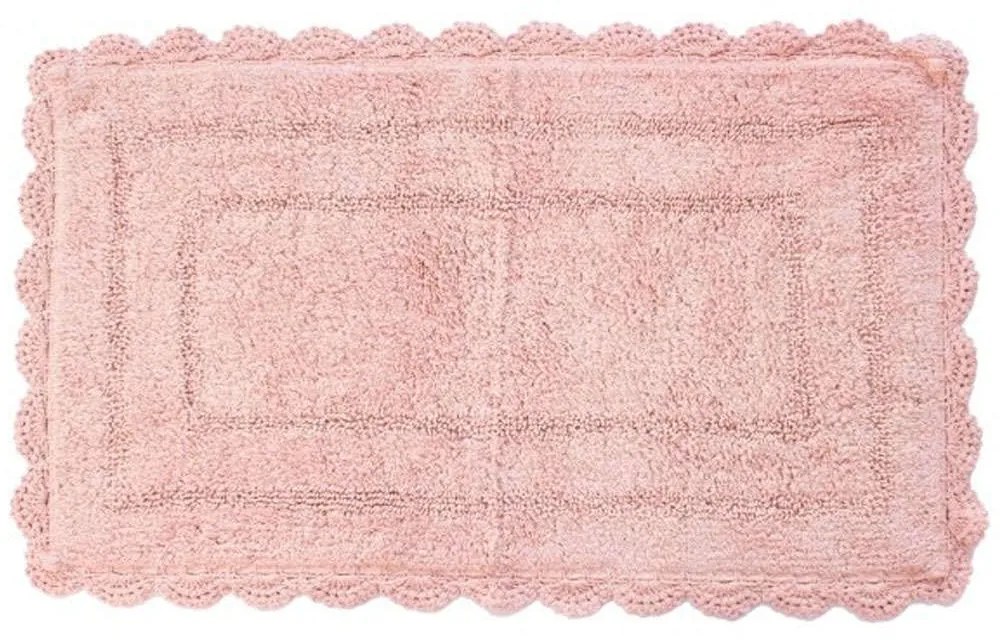 Πατάκι Μπάνιου Dantelle Bois De Rose AX00057904 50x80cm Pink Arvix 50 X 80 100% Βαμβάκι