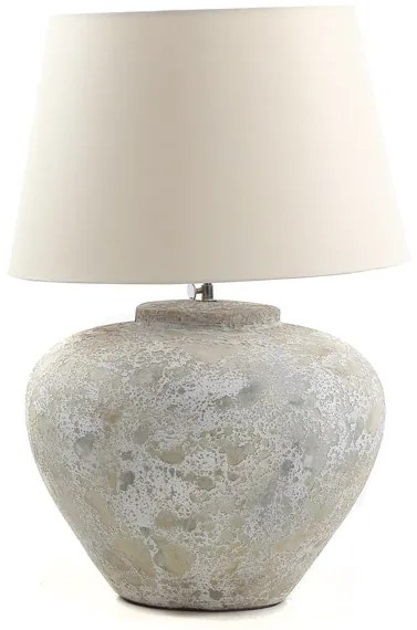Κεραμικό Επιτραπέζιο Φωτιστικό Zimp White Classic (35x35x30) Soulworks 0630004