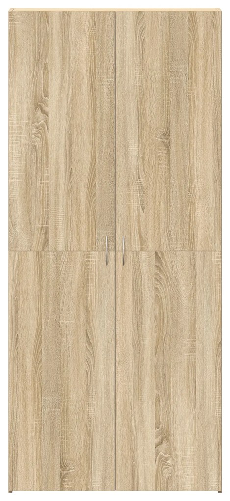 vidaXL Ντουλάπα Παπουτσιών Σονόμα 80x35,5x180 εκ Επεξεργασμένο Ξύλο