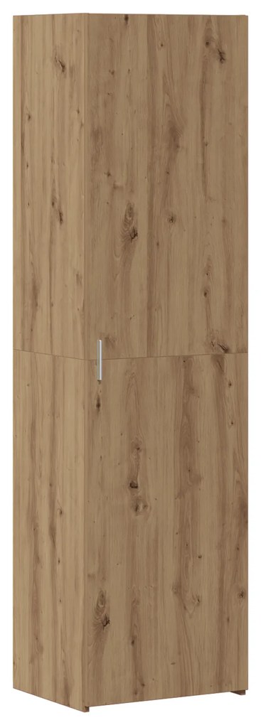 vidaXL Highboard από δρυ 50x42.5x185 εκ. Σχεδιασμένο ξύλο