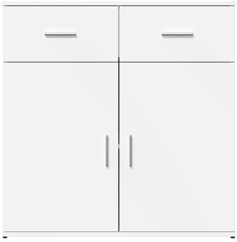 vidaXL Ραφιέρα Λευκή 79 x 38 x 80 εκ. από Επεξεργασμένο Ξύλο