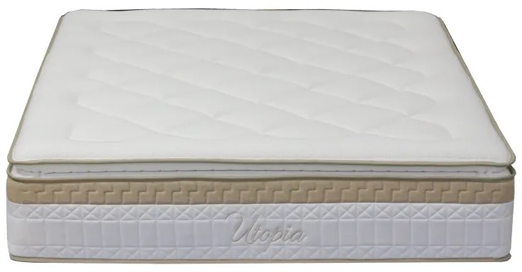 Στρώμα Utopia pakoworld pocket spring με aloe vera και ανώστρωμα 30-32cm 150x200εκ