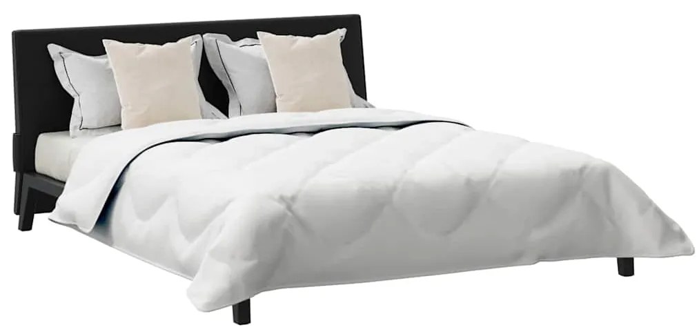 vidaXL Πάπλωμα με μαξιλάρι 3 pcs Λευκό Μικροΐνες