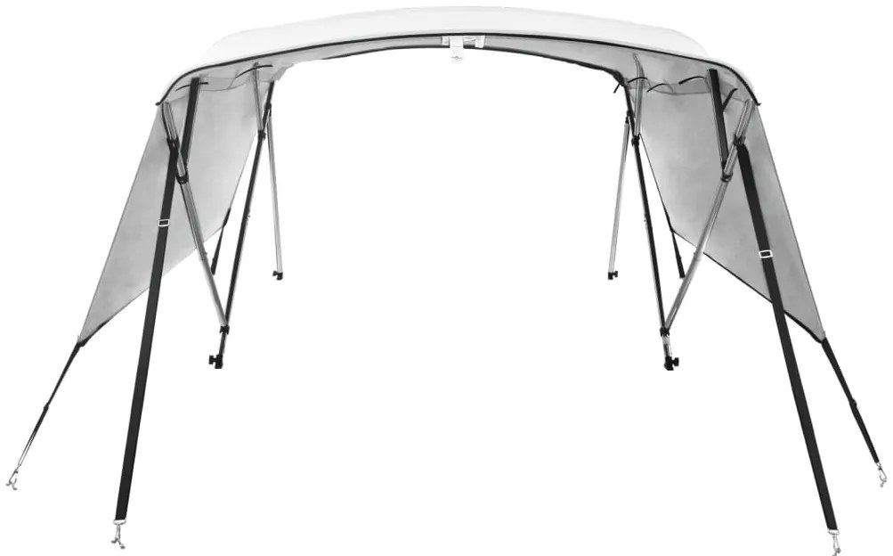 vidaXL Τέντα Σκάφους με 4 Αψίδες Τοιχώματα 243x(200-213)x137 εκ.