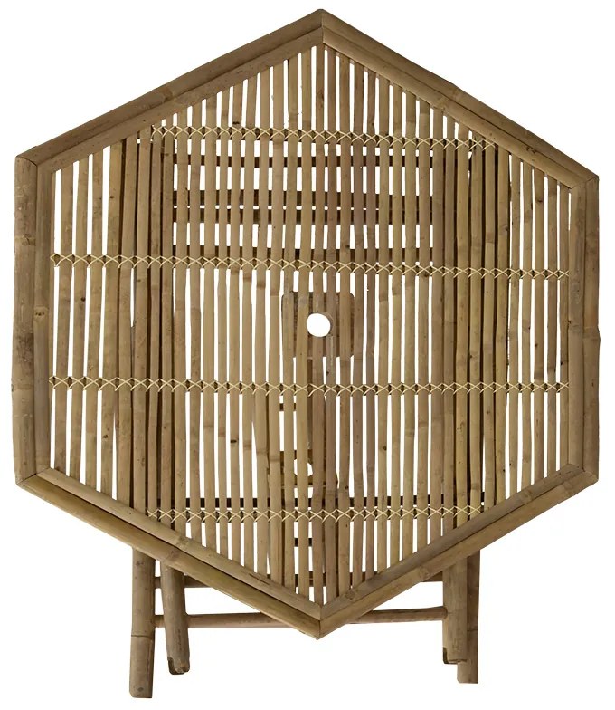 ΤΡΑΠΕΖΙ NANDO PAKOWORLD ΠΤΥΣΣΟΜΕΝΟ BAMBOO ΦΥΣΙΚΟ 114X100X75ΕΚ