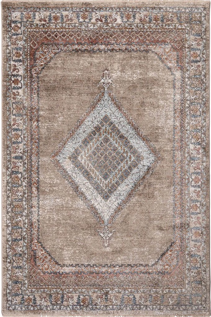 Χαλί Meryland 37060 110 Beige-Blue Βιοκαρπέτ 160X230cm