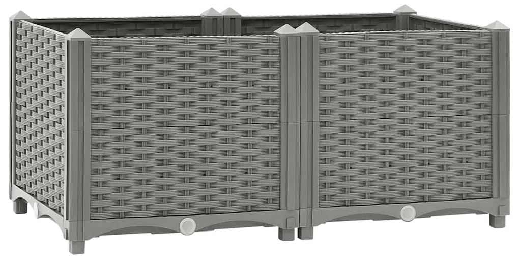 vidaXL Ζαρντινιέρα 80 x 40 x 38 εκ. από Πολυπροπυλένιο