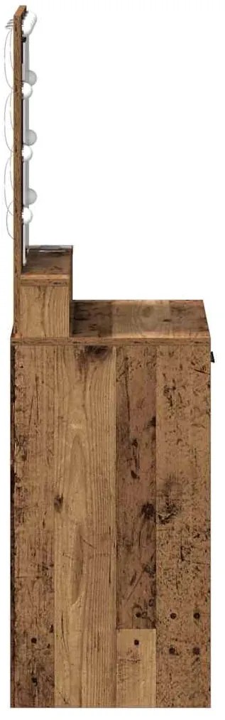vidaXL Τραπέζι περιποίησης Καφέ 50 x 41 x 140 εκ. Επεξεργασμένο ξύλο