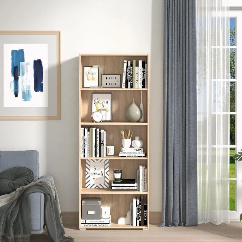 Βιβλιοθήκη Tomar 5 Sonoma 70x24,5x176,5 εκ. 70x24.5x176.5 εκ.