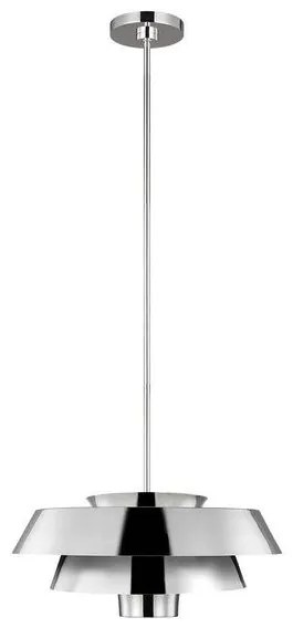 Κρεμαστό Φωτιστικό Οροφής 1xE27 Brisbin Elstead Lighting-FE-BRISBIN-PN-Νίκελ Ματ FE-BRISBIN-PN