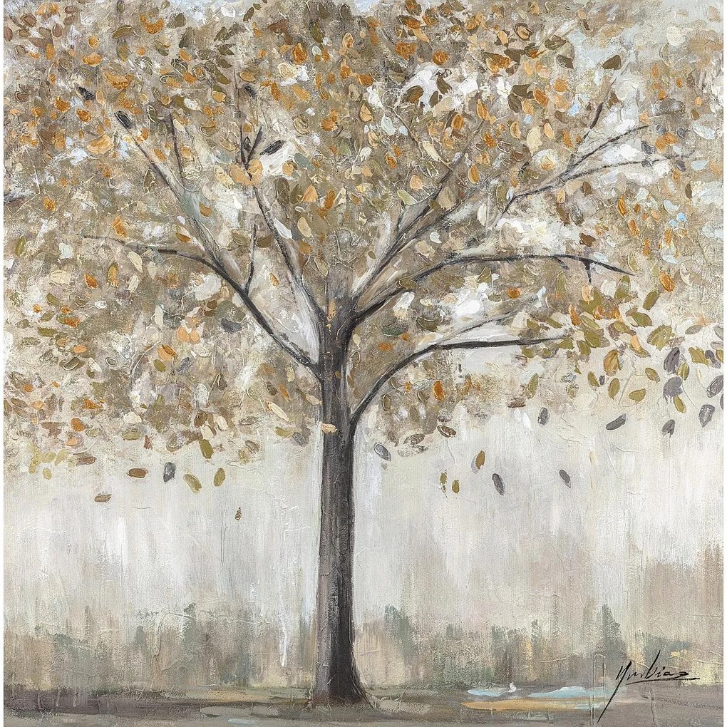 Πίνακας ArteLibre "Φύση" Καμβάς 80x80cm-14670063