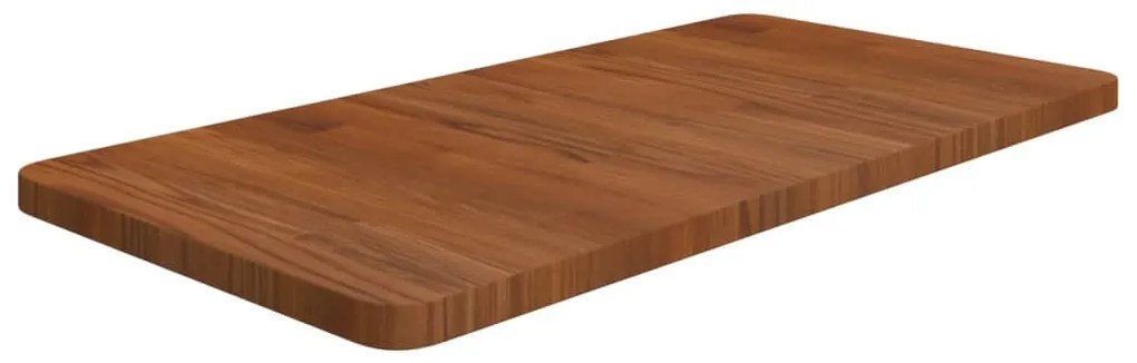 vidaXL Πάγκος Μπάνιου Σκ. Καφέ 80x40x2,5 εκ. Επεξ. Μασίφ Ξύλο