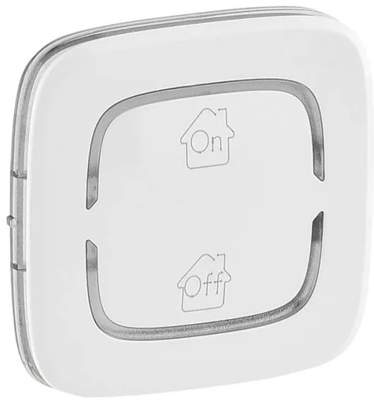 Πλακίδιο 2 Στοιχείων SCS ON/OFF GEN Λευκό Valena Allure 755364 Legrand-755364-Λευκό 755364
