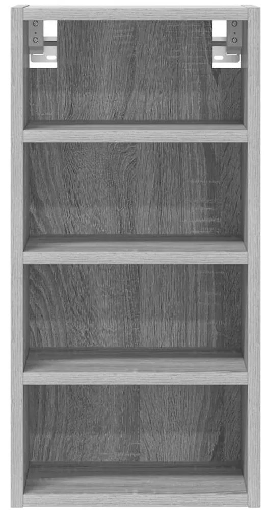 vidaXL κρεμαστό ντουλάπι Riga γκρι Sonoma 30x29,5x60 cm
