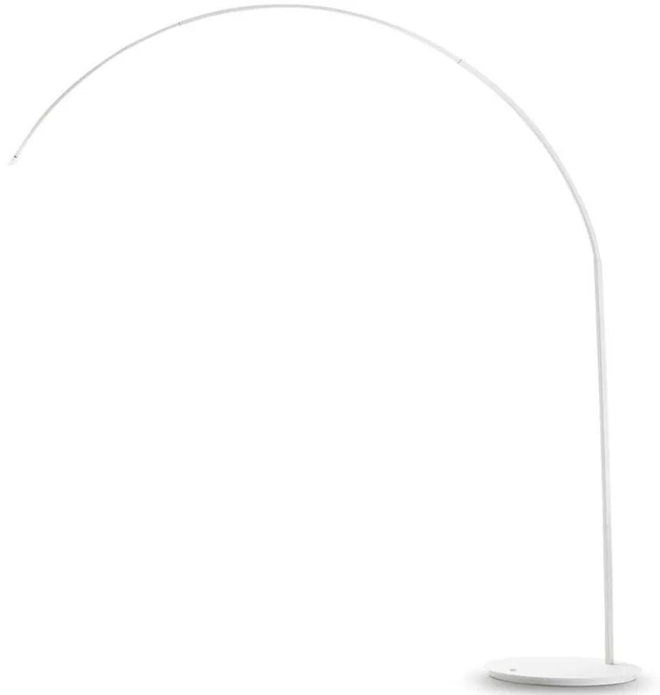 Φωτιστικό Δαπέδου Dorsale 286686 50x234x228cm 1xE27 60W White Ideal Lux