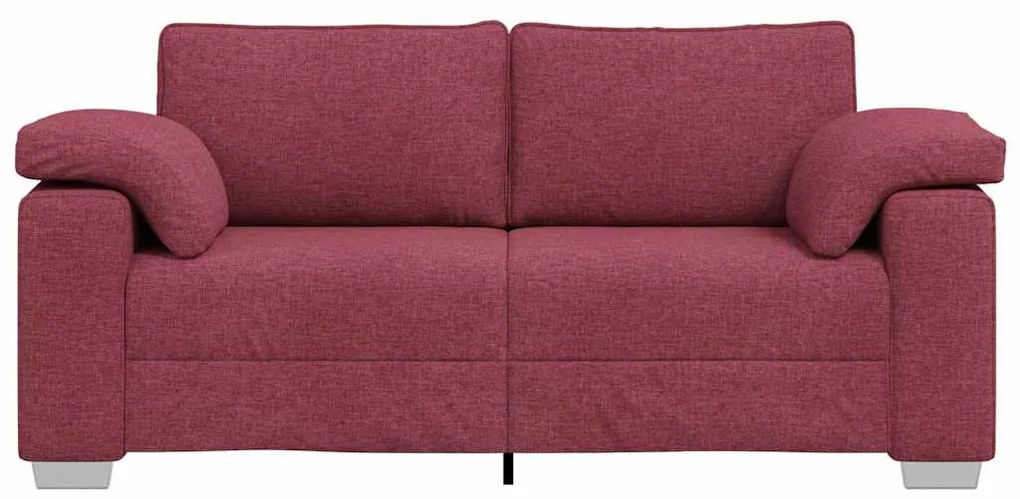 vidaXL Καναπές Κόκκινο 180 x 77 x 82 εκ ύφασμα
