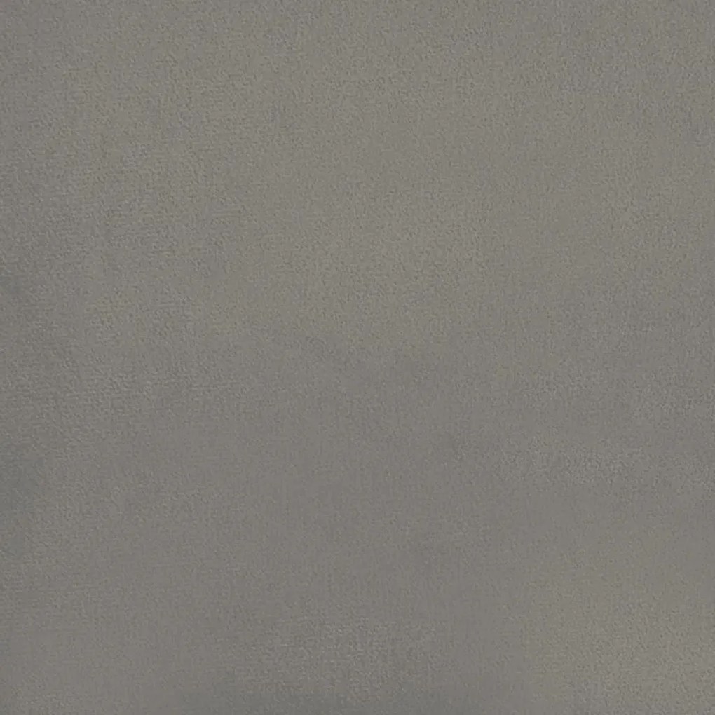Πλαίσιο Κρεβατιού Ανοιχτό Γκρι 180x200 εκ. Βελούδινο - Γκρι