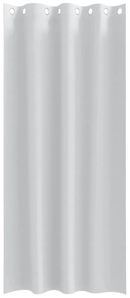 vidaXL Κουρτίνες Μαύρης Ύφανσης με Δαχτυλίδια 2 pcs Απαλό γκρι