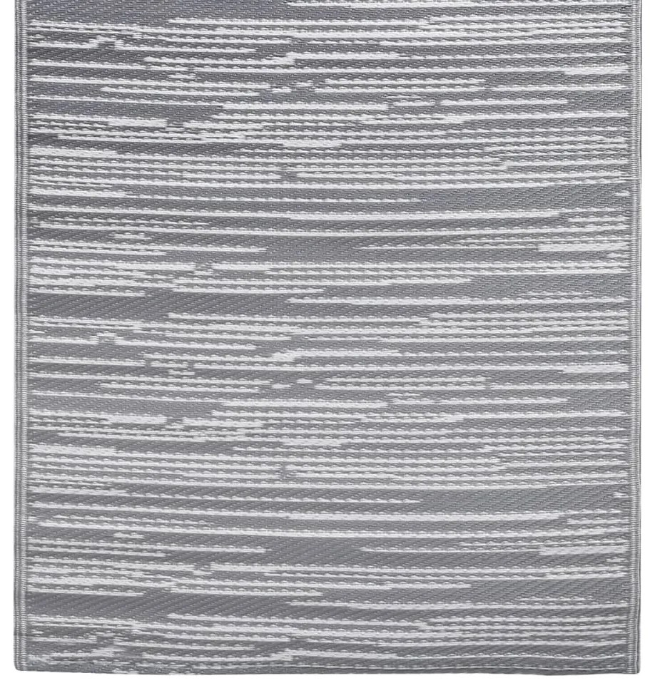 vidaXL Χαλί εξωτερικού χώρου ARAKIL Γκρι 80x150 cm PP