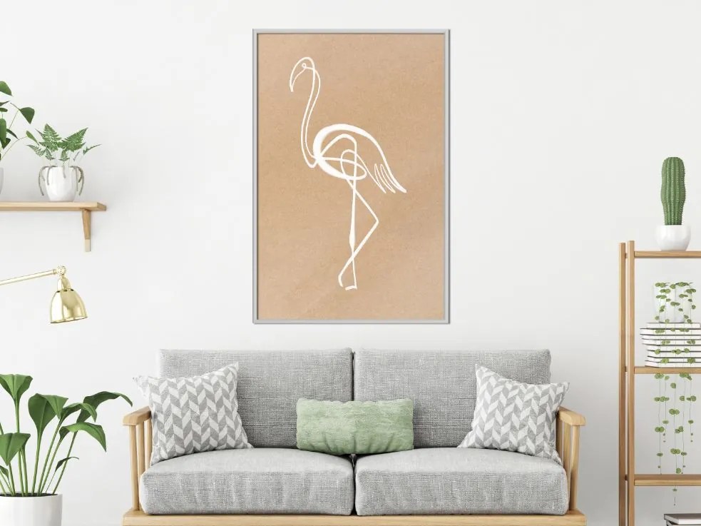 Αφίσα - Lonely Bird - 20x30 - Χρυσό - Χωρίς πασπαρτού