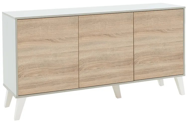 Μπουφές Billie pakoworld sonoma-ανθρακί 149x40x77εκ - 248-000005 - 248-000005