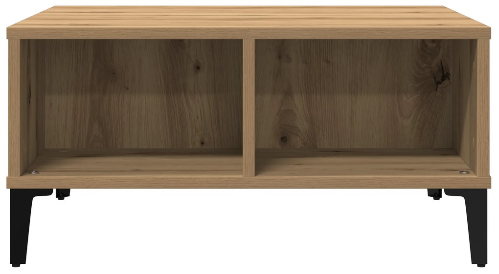 vidaXL Τραπέζι Σαλονιού Artisan Oak 60x60x30 εκ Επεξεργασμένο Ξύλο
