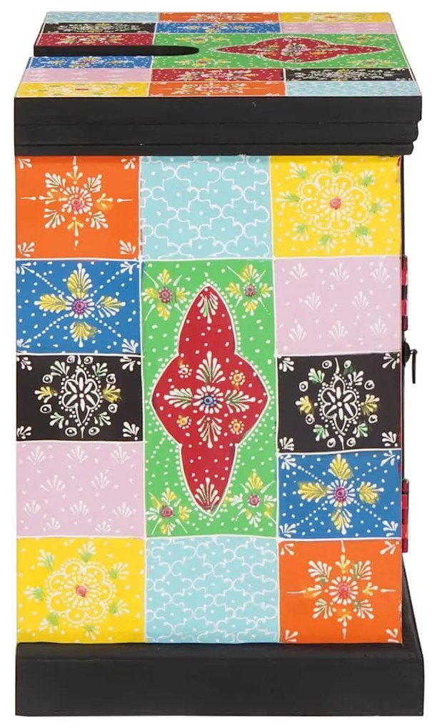 vidaXL Ντουλάπι νιπτήρα Καφέ 60 x 35 x 55 cm Στερεό ξύλο μάνγκο