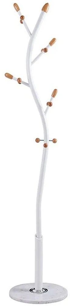 Καλόγερος Sergio 226-000020 Φ37x171cm Natural-White Μέταλλο