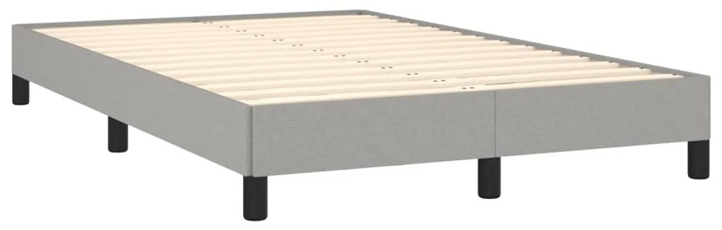 ΚΡΕΒΑΤΙ BOXSPRING ΜΕ ΣΤΡΩΜΑ ΑΝΟΙΧΤΟ ΓΚΡΙ 120X190 ΕΚ. ΥΦΑΣΜΑΤΙΝΟ 3269744