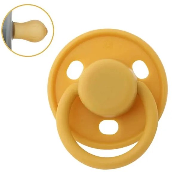 Πιπίλα Ρετρό Yellow +6-18m Kiokids