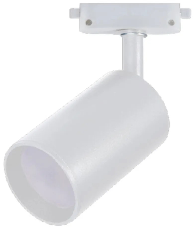 Σποτ Μονοφασικής Ράγας T1-05900 6x9,7cm GU10 White Inlight